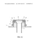 Container Cap with Airtight Device diagram and image