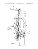 Convertible backpack frame diagram and image