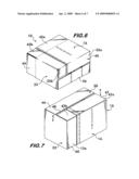 Container Having an Integral Divider diagram and image