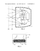 Imaging reader for and method of improving visibility of aiming pattern diagram and image