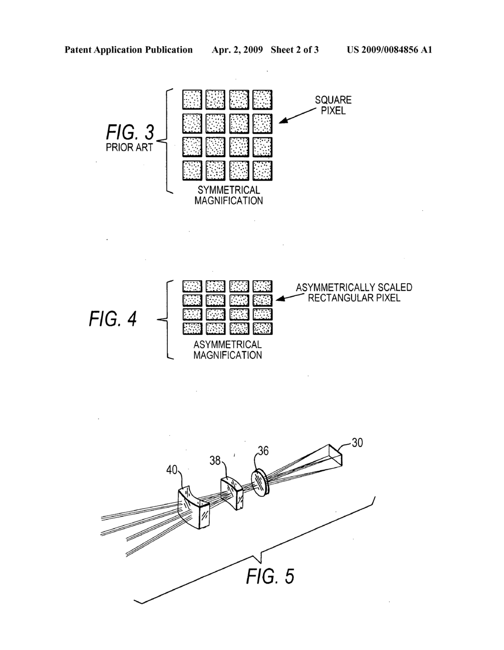 Imaging reader with asymmetrical magnification - diagram, schematic, and image 03