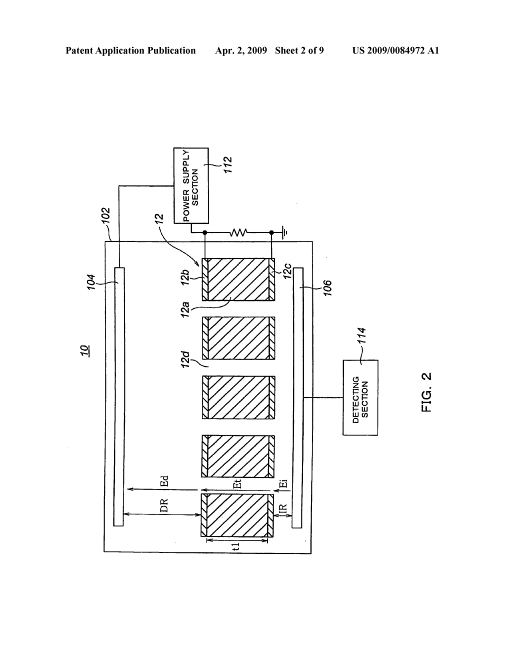 Gas Electron Multiplier and Manufacturing Method for Gas Electron Multiplication Foil Used for Same as Well as Radiation Detector Using Gas Electron Multiplier - diagram, schematic, and image 03