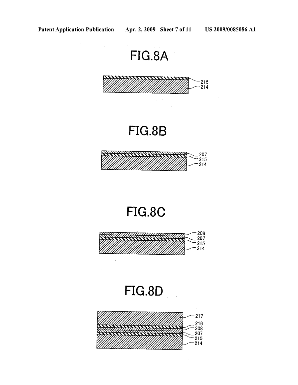 CAPACITIVE ELECTRODE HAVING SEMICONDUCTOR LAYERS WITH AN INTERFACE OF SEPARATED GRAIN BOUNDARIES - diagram, schematic, and image 08