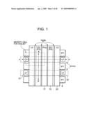 Non-volatile semiconductor memory device having an erasing gate diagram and image