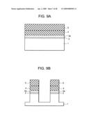 Non-volatile semiconductor memory device having an erasing gate diagram and image