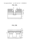 Non-volatile semiconductor memory device having an erasing gate diagram and image