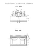 Non-volatile semiconductor memory device having an erasing gate diagram and image