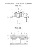 Non-volatile semiconductor memory device having an erasing gate diagram and image