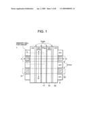 Non-volatile semiconductor memory device having an erasing gate diagram and image