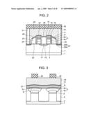 Non-volatile semiconductor memory device having an erasing gate diagram and image