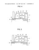 Non-volatile semiconductor memory device having an erasing gate diagram and image