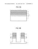 Non-volatile semiconductor memory device having an erasing gate diagram and image