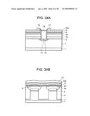 Non-volatile semiconductor memory device having an erasing gate diagram and image