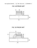 Non-volatile semiconductor memory device having an erasing gate diagram and image