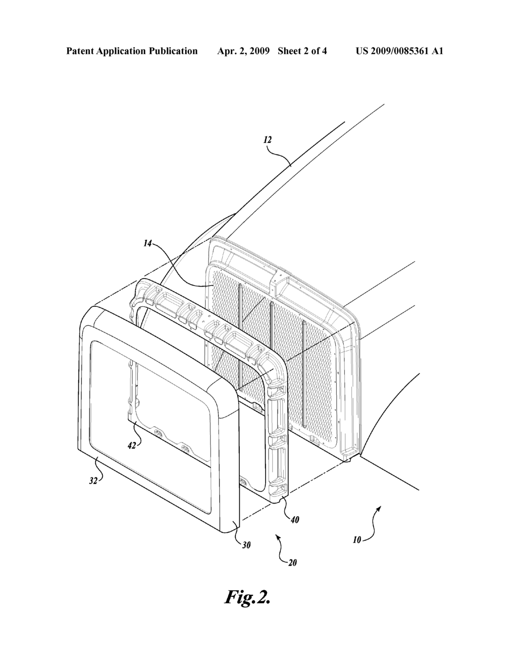 METHOD FOR ATTACHING A POLISHED METAL GRILLE SURROUND - diagram, schematic, and image 03