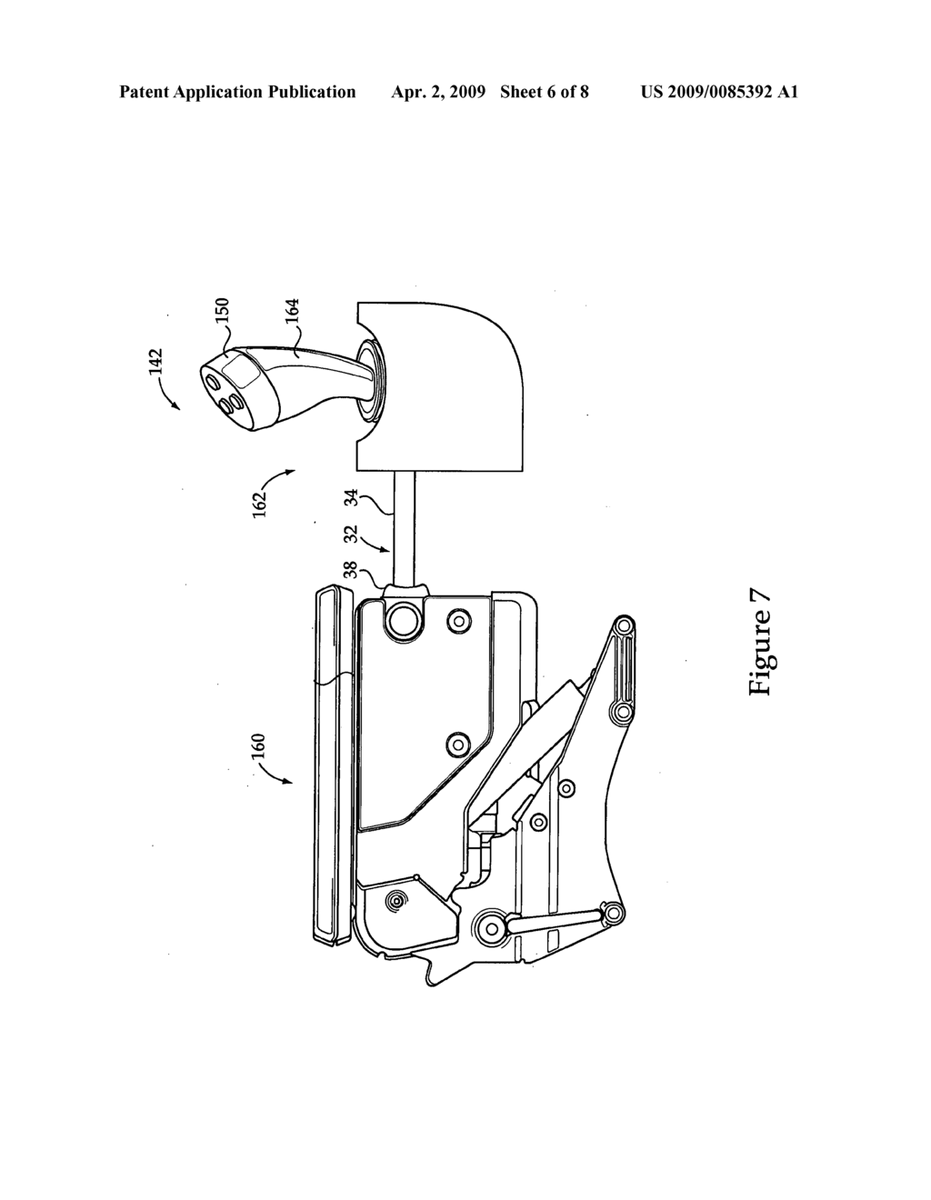 Seat assembly including a mechanical strut and machine using same - diagram, schematic, and image 07