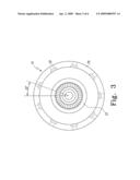 Aerodynamic wheel hub diagram and image