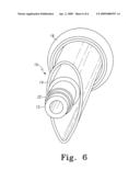 Aerodynamic wheel hub diagram and image