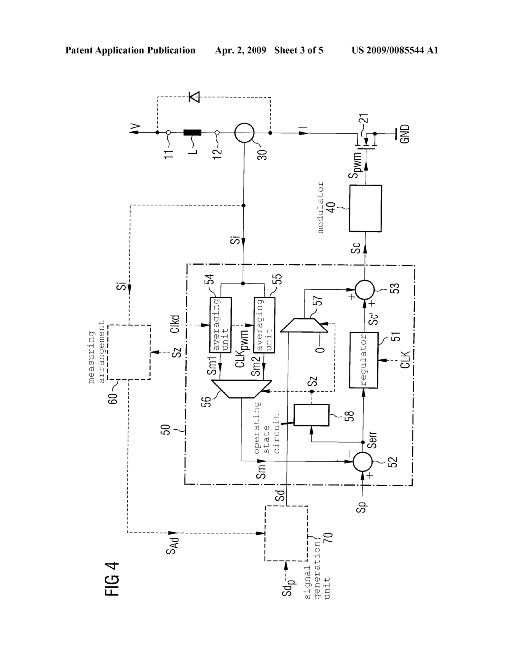 Current regulator and method for regulating current - diagram, schematic, and image 04