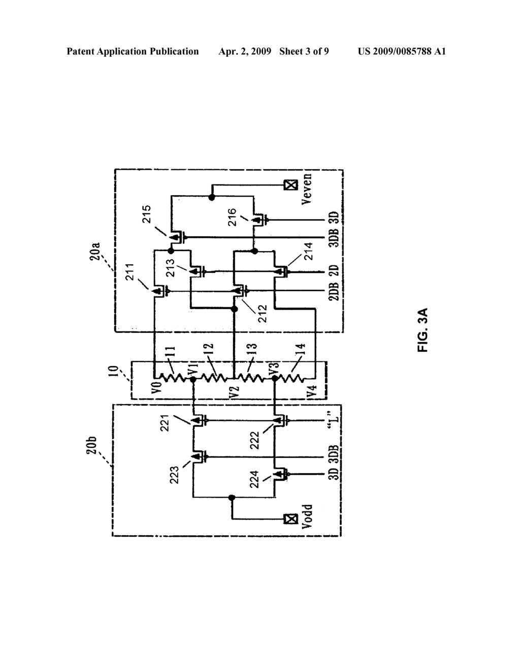 MULTI-INPUT OPERATIONAL AMPLIFIER CIRCUIT, DIGITAL/ANALOG CONVERTER USING SAME, AND DRIVER FOR DISPLAY DEVICE USING SAME - diagram, schematic, and image 04