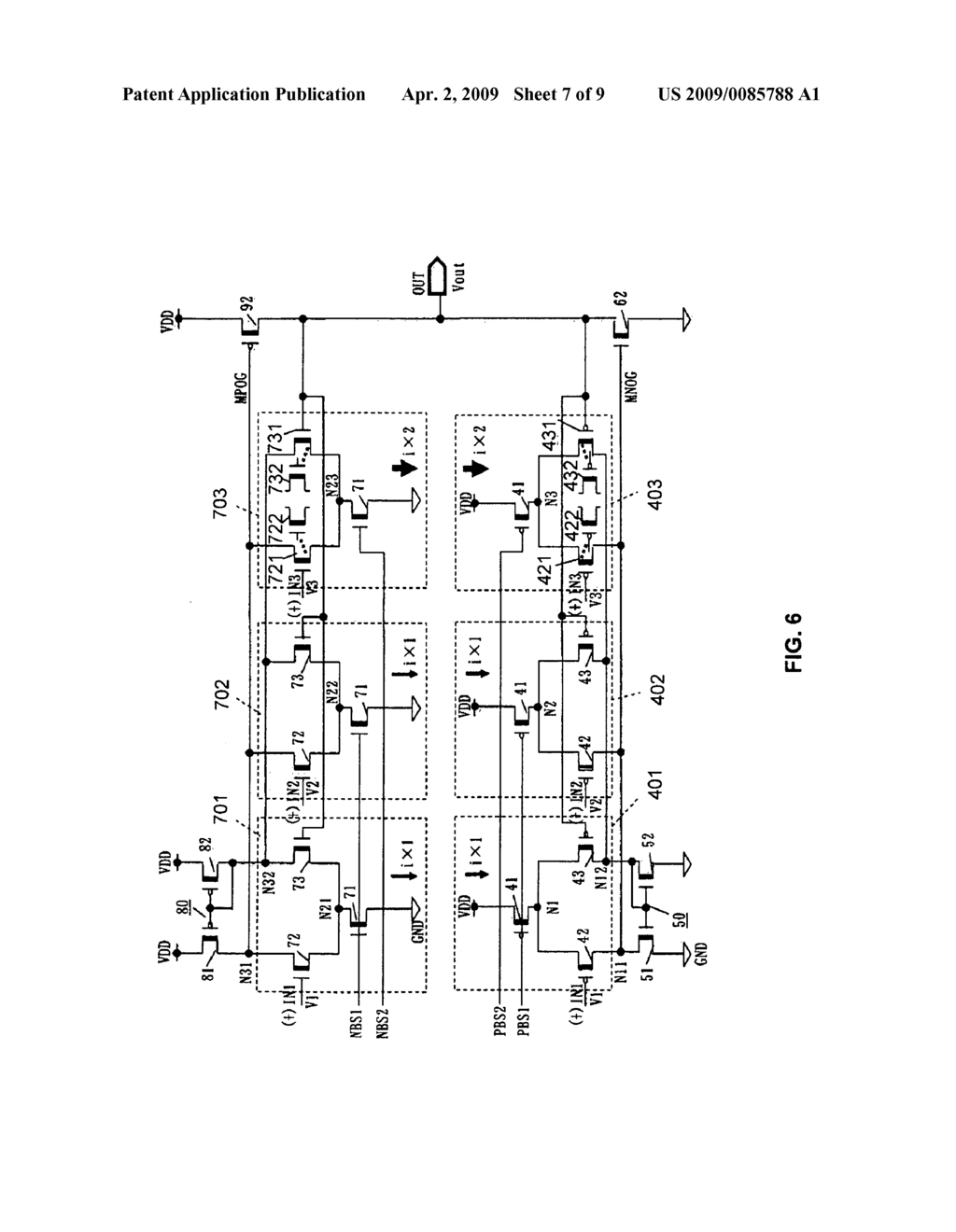 MULTI-INPUT OPERATIONAL AMPLIFIER CIRCUIT, DIGITAL/ANALOG CONVERTER USING SAME, AND DRIVER FOR DISPLAY DEVICE USING SAME - diagram, schematic, and image 08