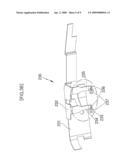 Internal antenna having surface-mounted receptacle diagram and image