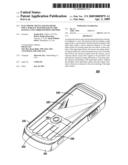 ELECTRONIC DEVICE HAVING RIGID INPUT SURFACE WITH PIEZOELECTRIC HAPTICS AND CORRESPONDING METHOD diagram and image