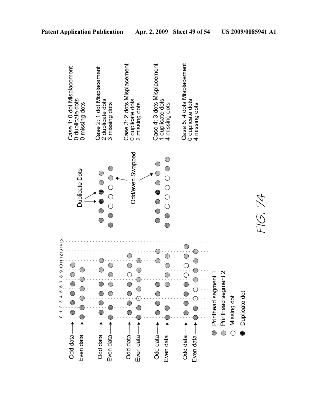 PRINTER CONTROLLER FOR CORRECTION OF ROTATIONALLY DISPLACED PRINTHEAD - diagram, schematic, and image 50