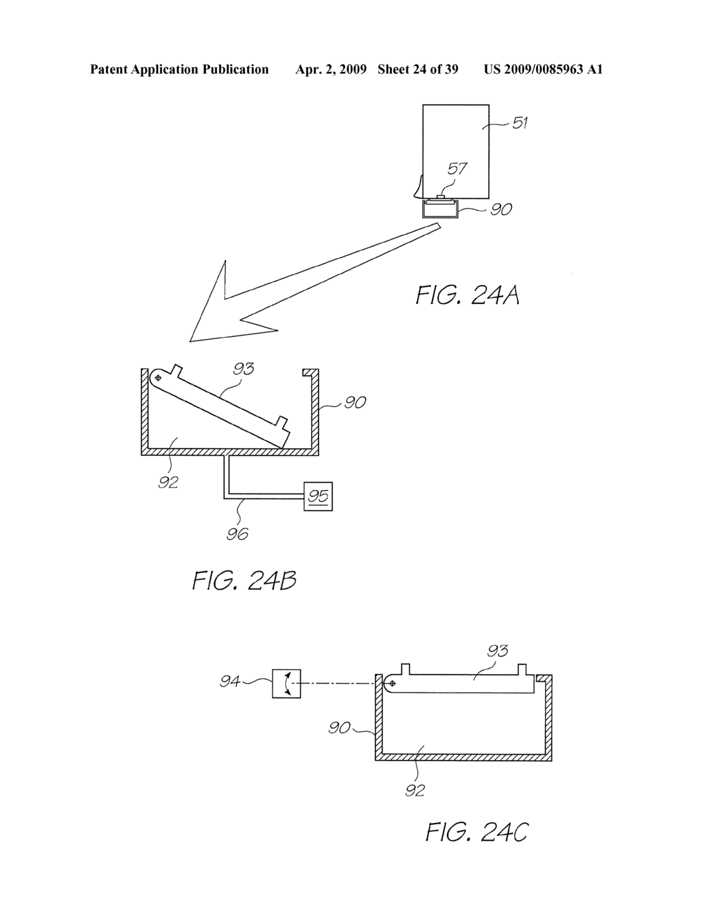 PRINTER HAVING ARCUATELY MOVEABLE PRINTHEAD AND CAPPING/PURGING MECHANISM - diagram, schematic, and image 25