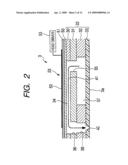 DROPLET EJECTING DEVICE HAVING TILTABLE CHANNEL MEMBER diagram and image