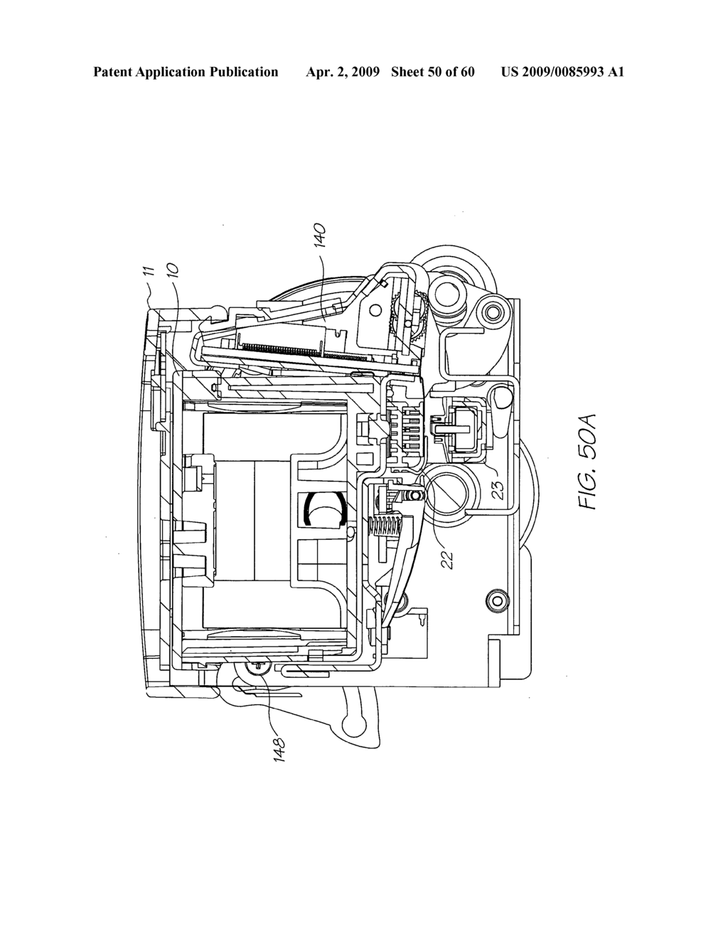 PIVOTABLE PCB RETENSION ARRANGEMENT FOR INKJET CARTRIDGE CRADLE - diagram, schematic, and image 51