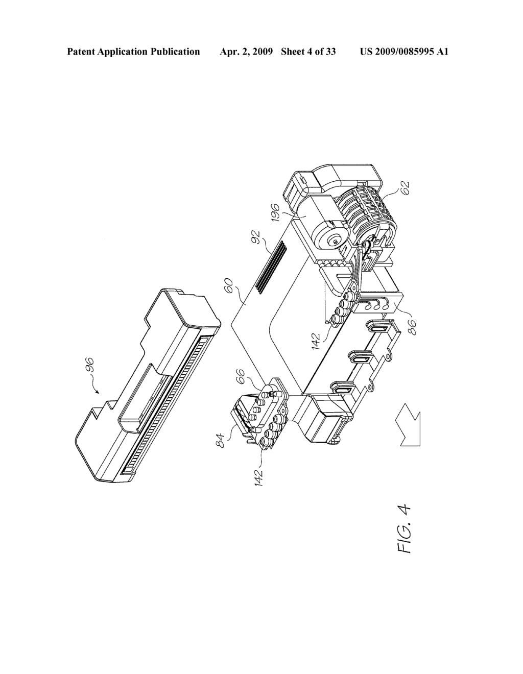 Inkjet Printer With Elongate Array Of Nozzles And Distributed Pulse Dampers - diagram, schematic, and image 05