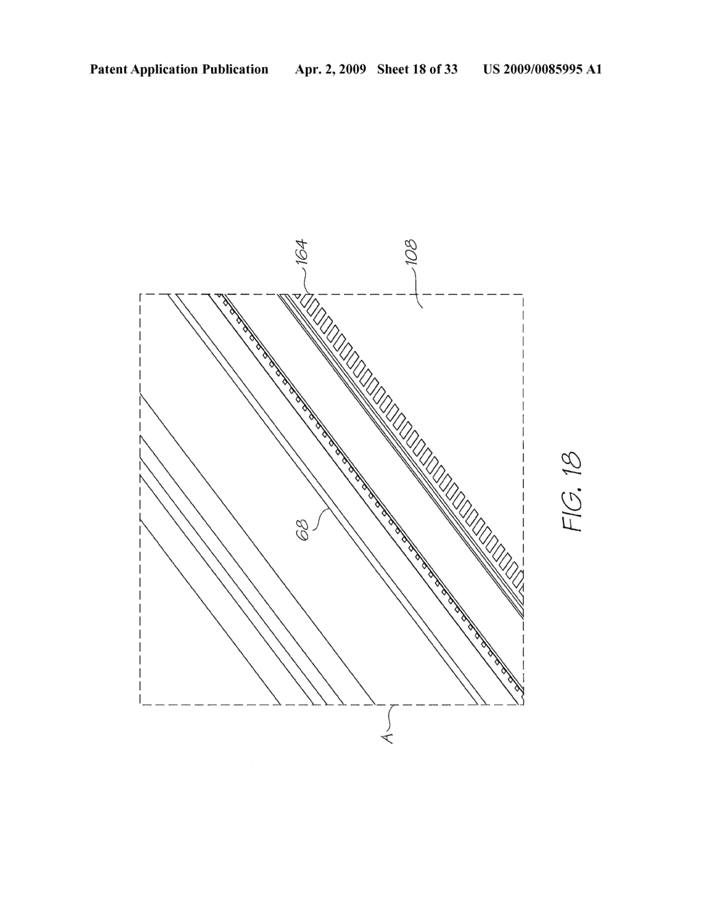 Inkjet Printer With Elongate Array Of Nozzles And Distributed Pulse Dampers - diagram, schematic, and image 19