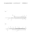 LIQUID CRYSTAL DISPLAY DEVICE EQUIPPED WITH TOUCH PANEL AND MANUFACTURING METHOD THEREOF diagram and image