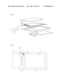 LIQUID CRYSTAL DISPLAY DEVICE EQUIPPED WITH TOUCH PANEL AND MANUFACTURING METHOD THEREOF diagram and image