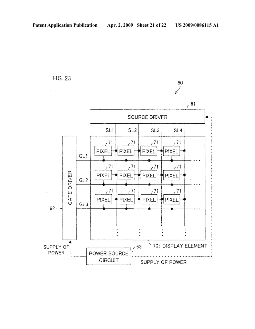 DISPLAY ELEMENT AND DISPLAY DEVICE - diagram, schematic, and image 22