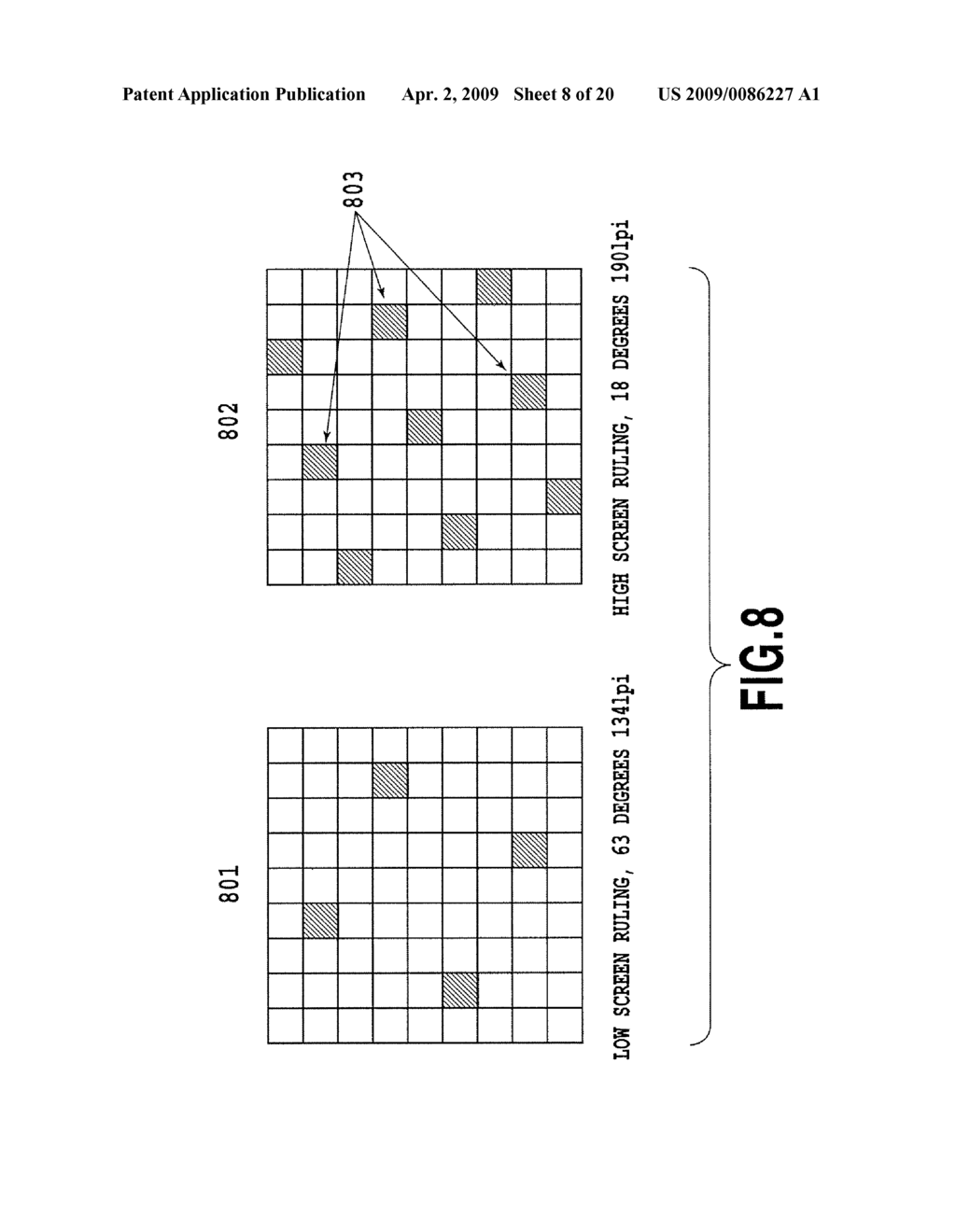 DEVICE FOR CHANGING SCREEN RULING FOR IMAGE FORMATION IN ACCORDANCE WITH RELATIONSHIP BETWEEN LUMINANCE AND SATURATION - diagram, schematic, and image 09