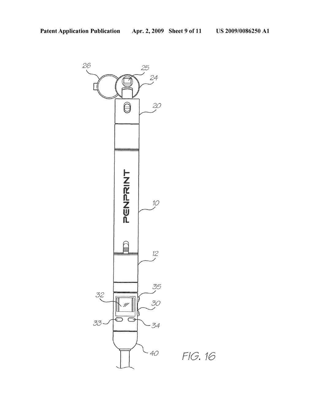 MODULAR PEN-LIKE DEVICE HAVING CAMERA, EFFECTS AND PRINTER MODULES - diagram, schematic, and image 10