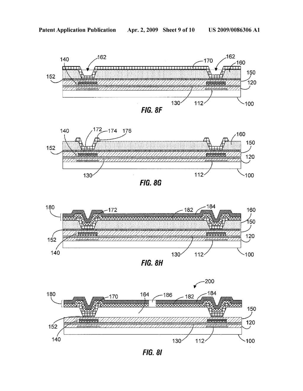 MEMS DISPLAY DEVICES AND METHODS OF FABRICATING THE SAME - diagram, schematic, and image 10