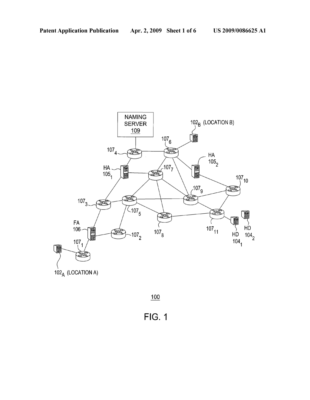 Method and Apparatus For Providing a Distributed Control Plane for a Mobility Home Agent - diagram, schematic, and image 02