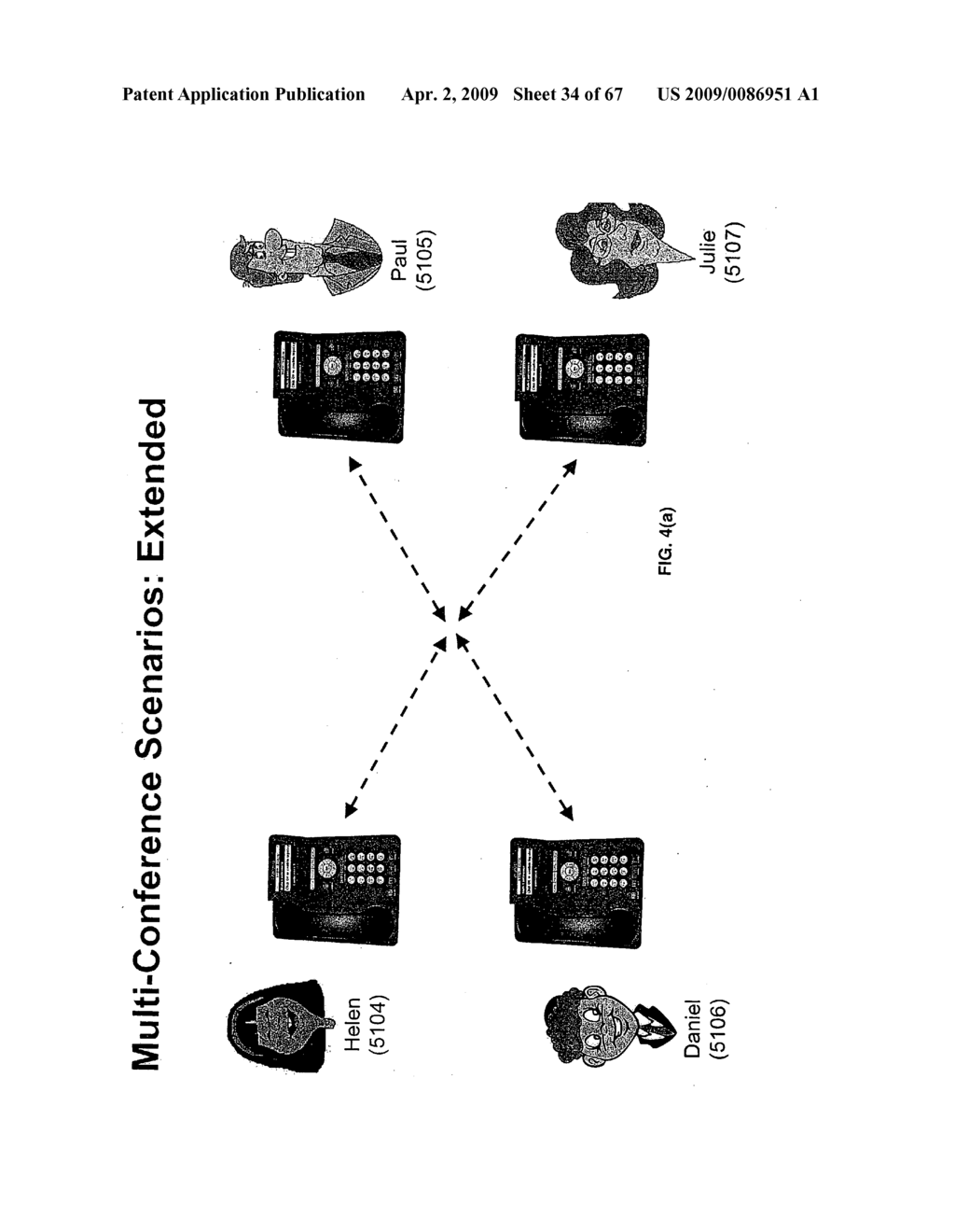 Telecommunications endpoint for managing multi-conferencing - diagram, schematic, and image 35