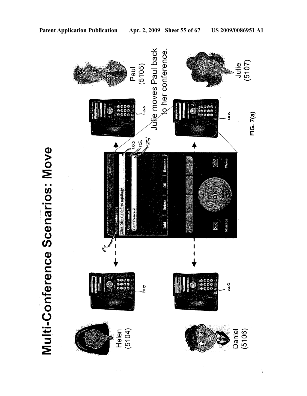 Telecommunications endpoint for managing multi-conferencing - diagram, schematic, and image 56