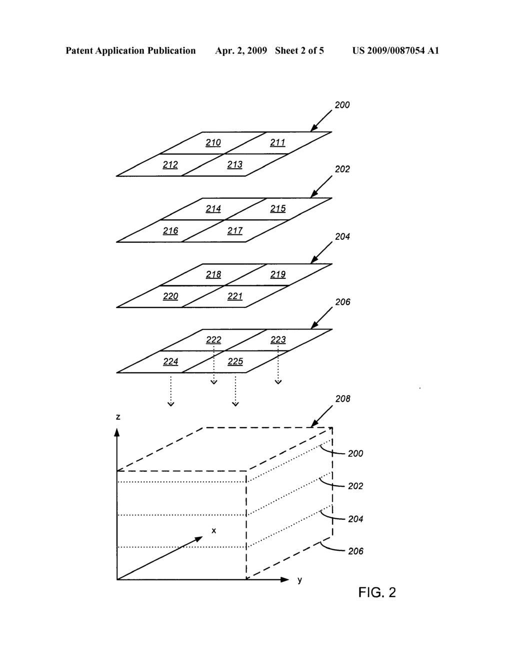 Method and computer-readable code for characterizing a three-dimensional space - diagram, schematic, and image 03