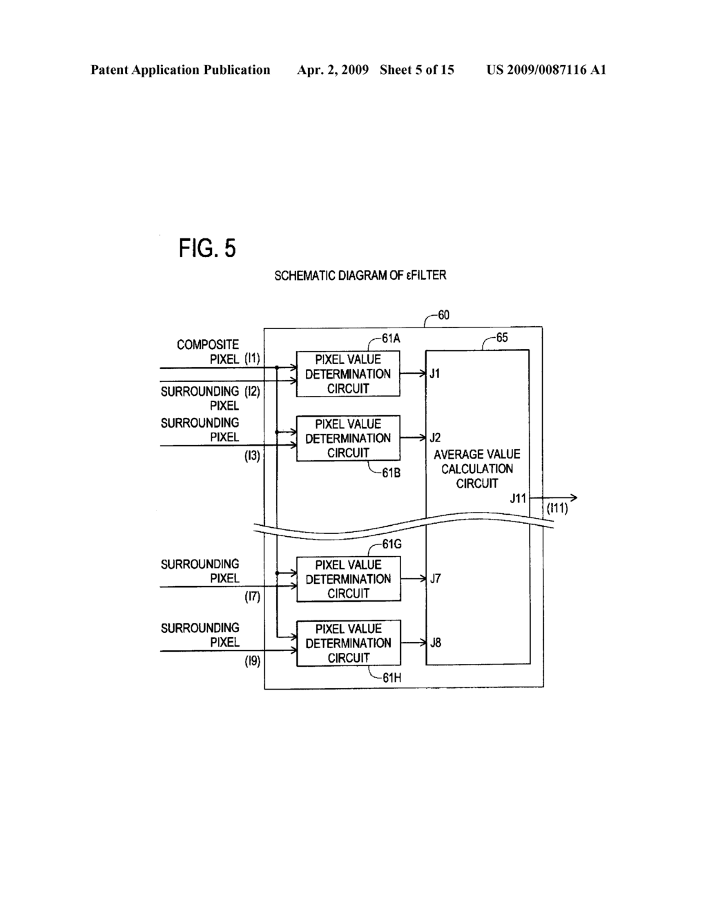 IMAGE PROCESSING FILTER, IMAGE PROCESSING METHOD OF IMAGE PROCESSING FILTER, AND IMAGE PROCESSING CIRCUIT OF IMAGE PROCESSING APPARATUS HAVING IMAGE PROCESSING FILTER - diagram, schematic, and image 06