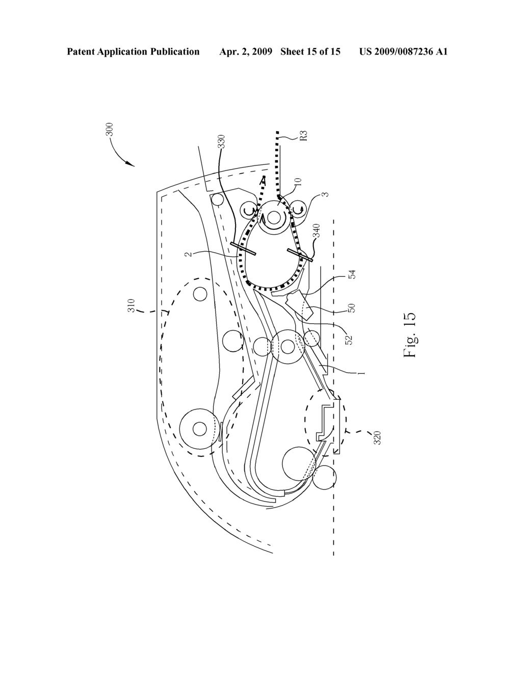 PAPER ROUTE SWITCHING APPARATUS - diagram, schematic, and image 16