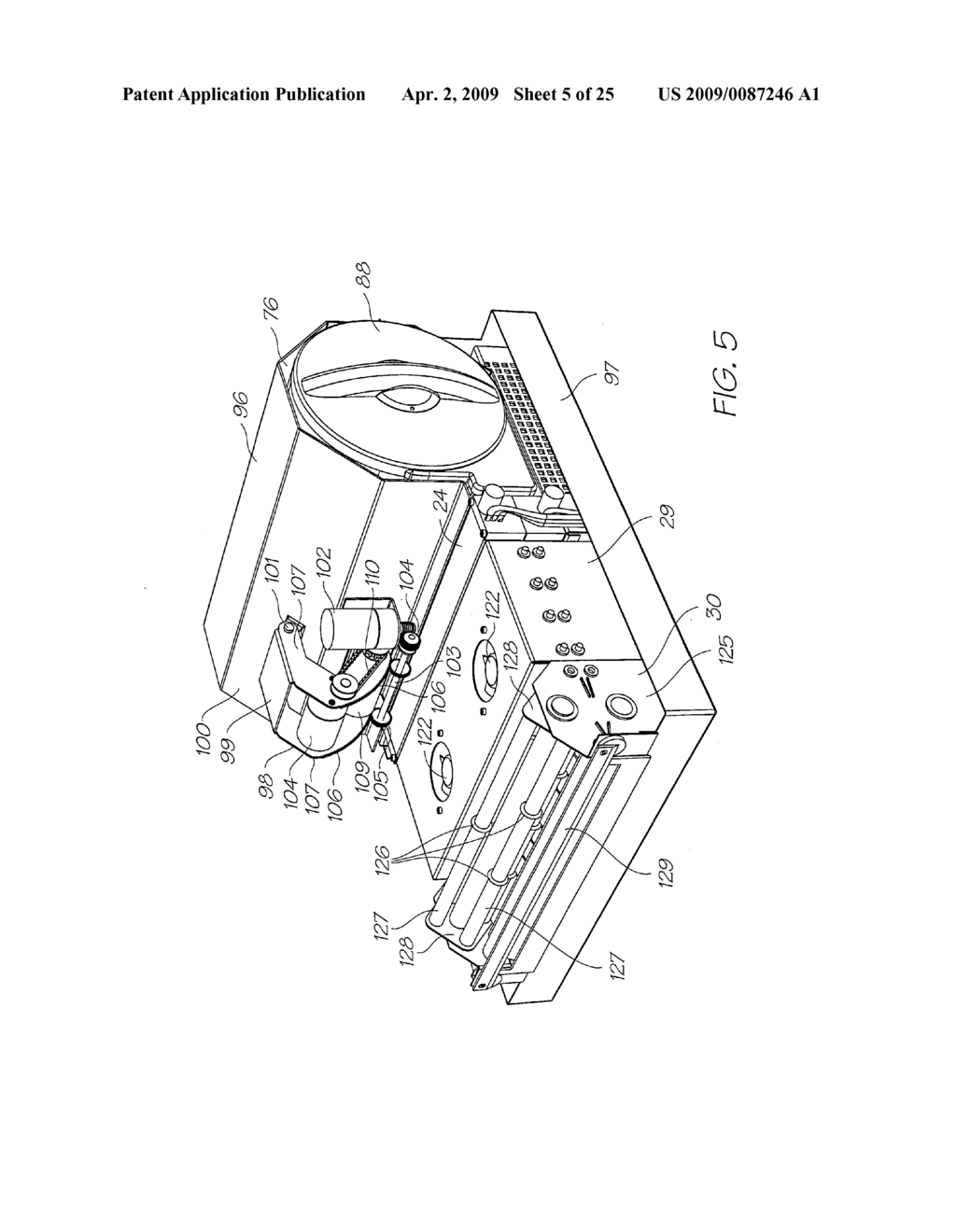 MEDIA CARTRIDGE HAVING MEDIA DRIVE COUPLING TO PRINTER - diagram, schematic, and image 06