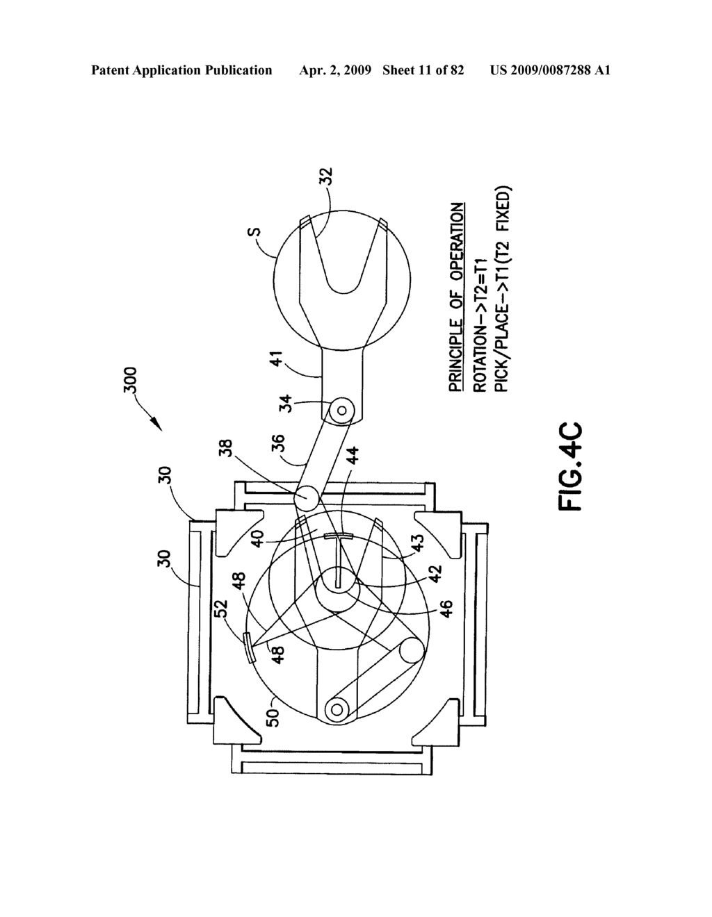 SUBSTRATE TRANSPORT APPARATUS WITH MULTIPLE MOVABLE ARMS UTILIZING A MECHANICAL SWITCH MECHANISM - diagram, schematic, and image 12