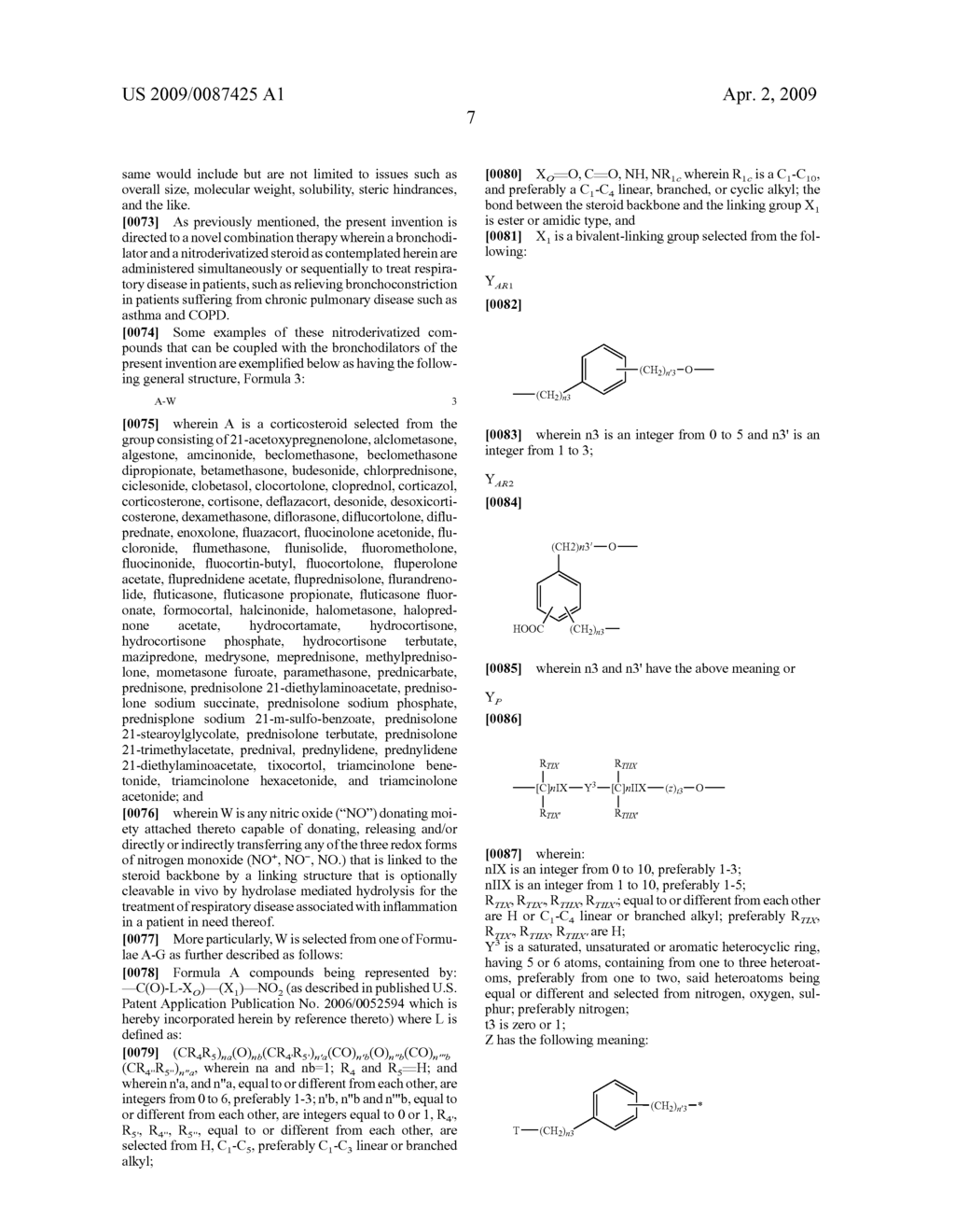 Combination of nitroderivatized steroid and bronchodilator for treating respiratory disease - diagram, schematic, and image 22