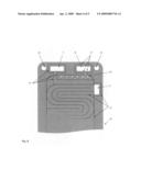 Bipolar unit for fuel cell provided with porous current collectors diagram and image