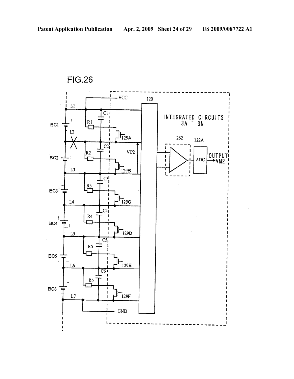 Integrated Circuit For Controlling Battery Cell and Vehicle Power Supply System - diagram, schematic, and image 25